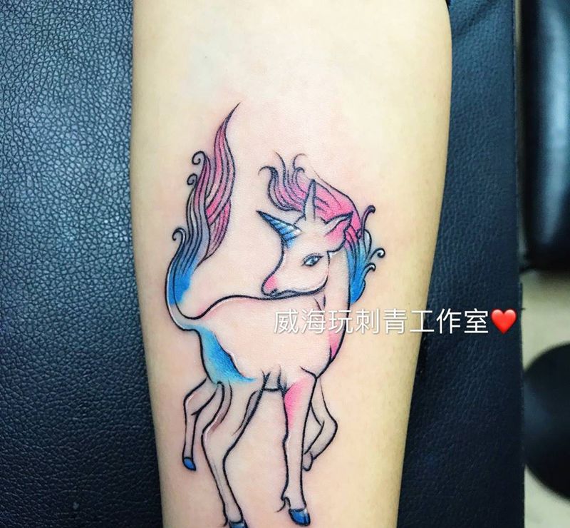 清新系列纹身图片