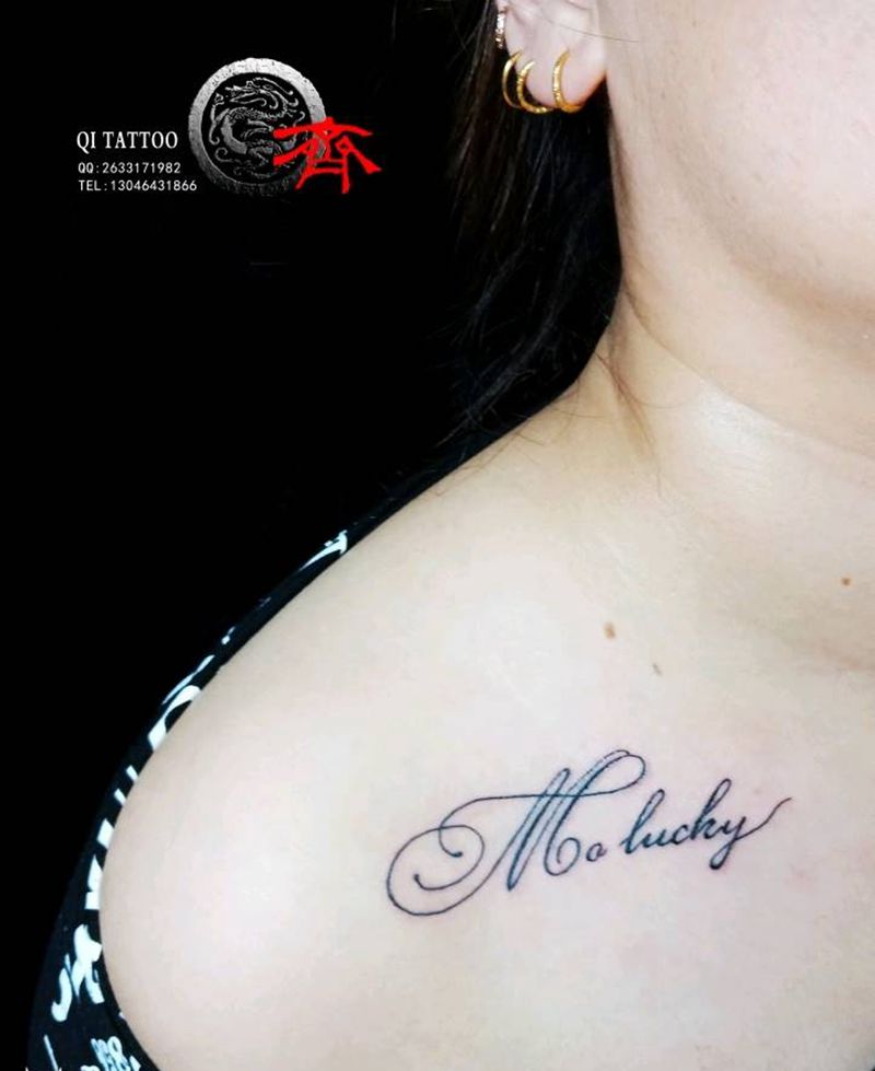 小清新两枚纹身图片