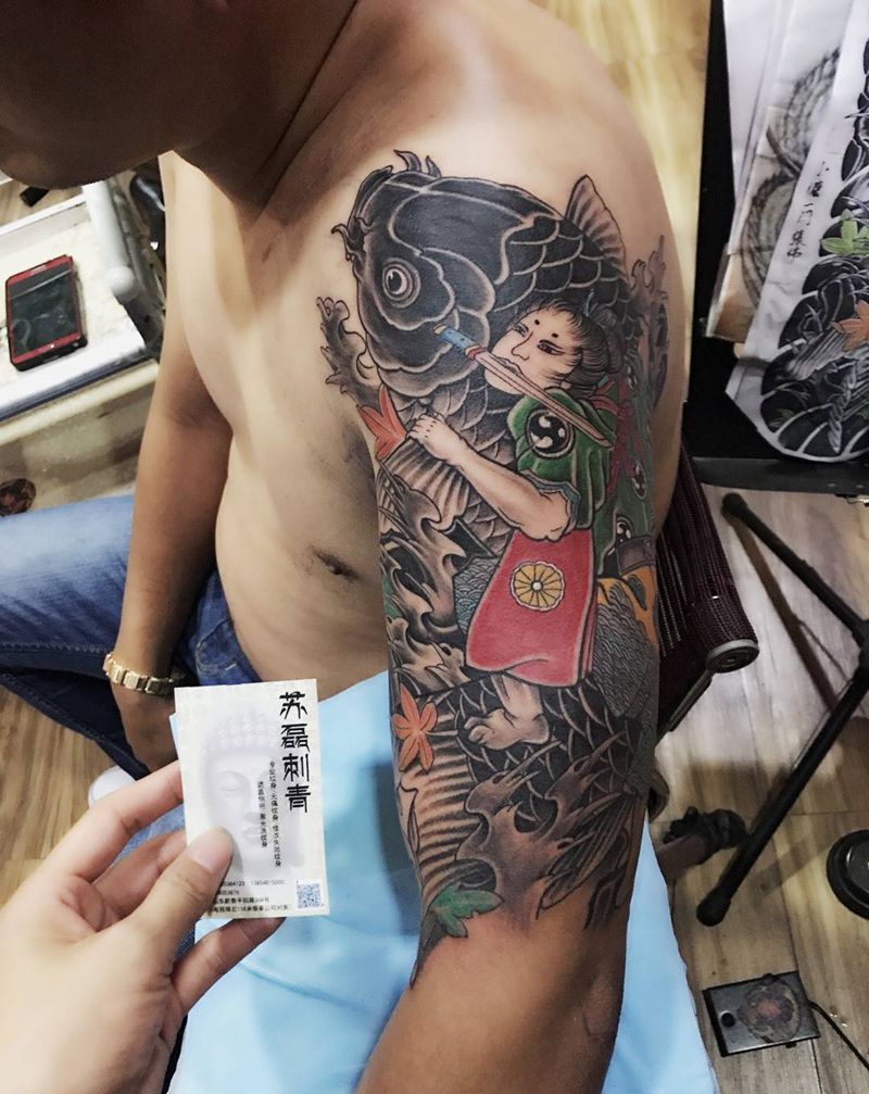 日式风格纹身图片