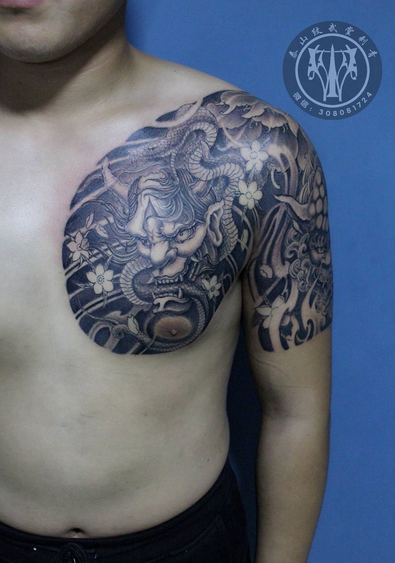 半甲 前胸 般若与