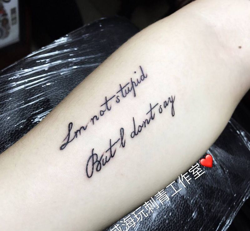 花体小英文纹身图片