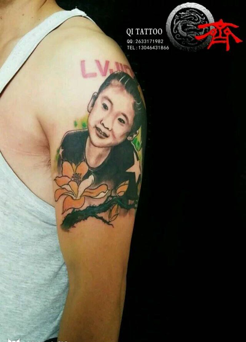 肖像纹身图片
