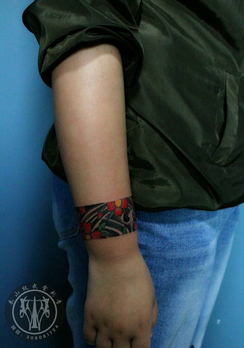 手环纹身图片