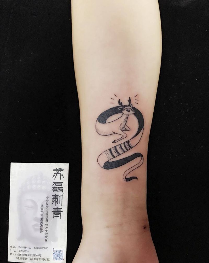 小图一枚纹身图片