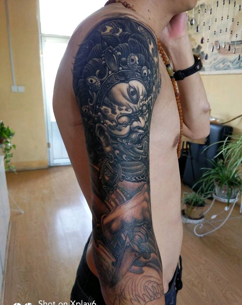 大黑天纹身图片