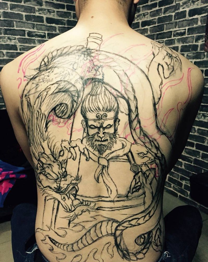 斗战胜佛纹身图片