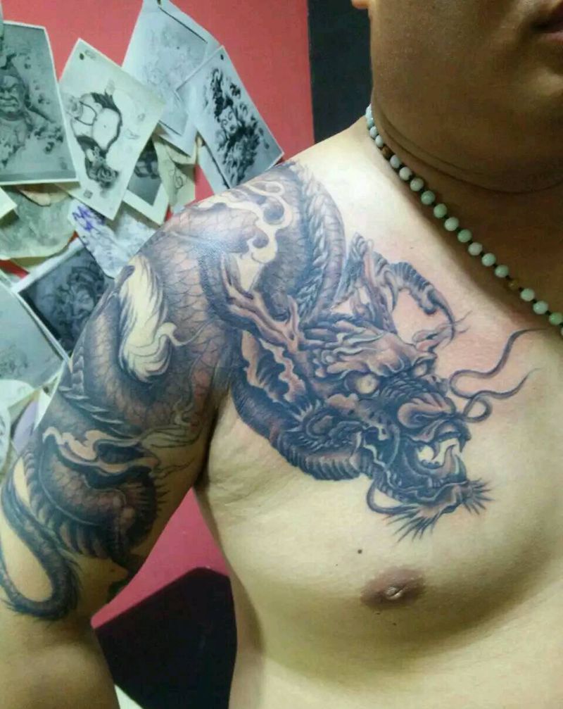 龙纹身图片