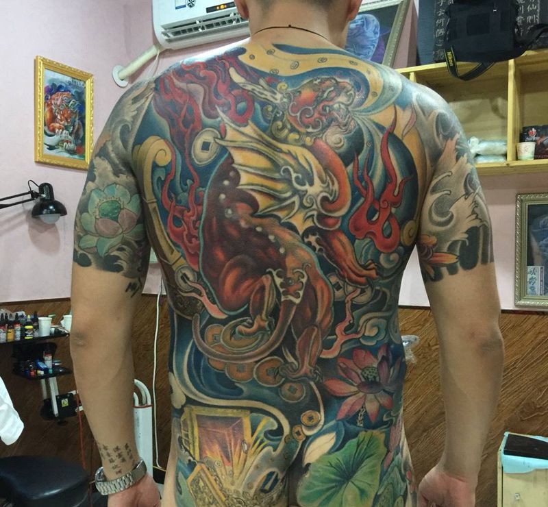 貔貅修改纹身图片