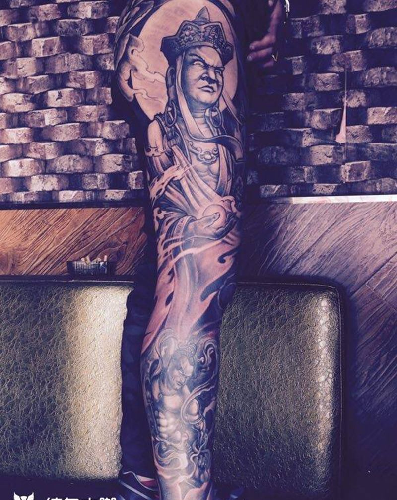 地藏王纹身图片