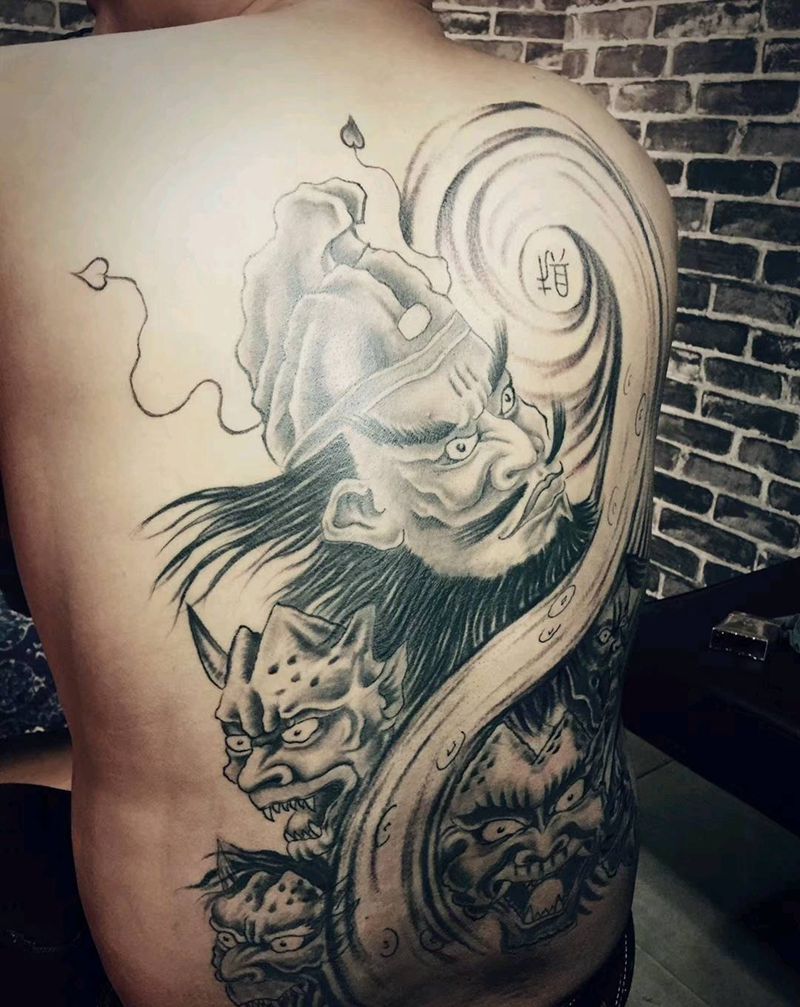 钟馗！纹身图片