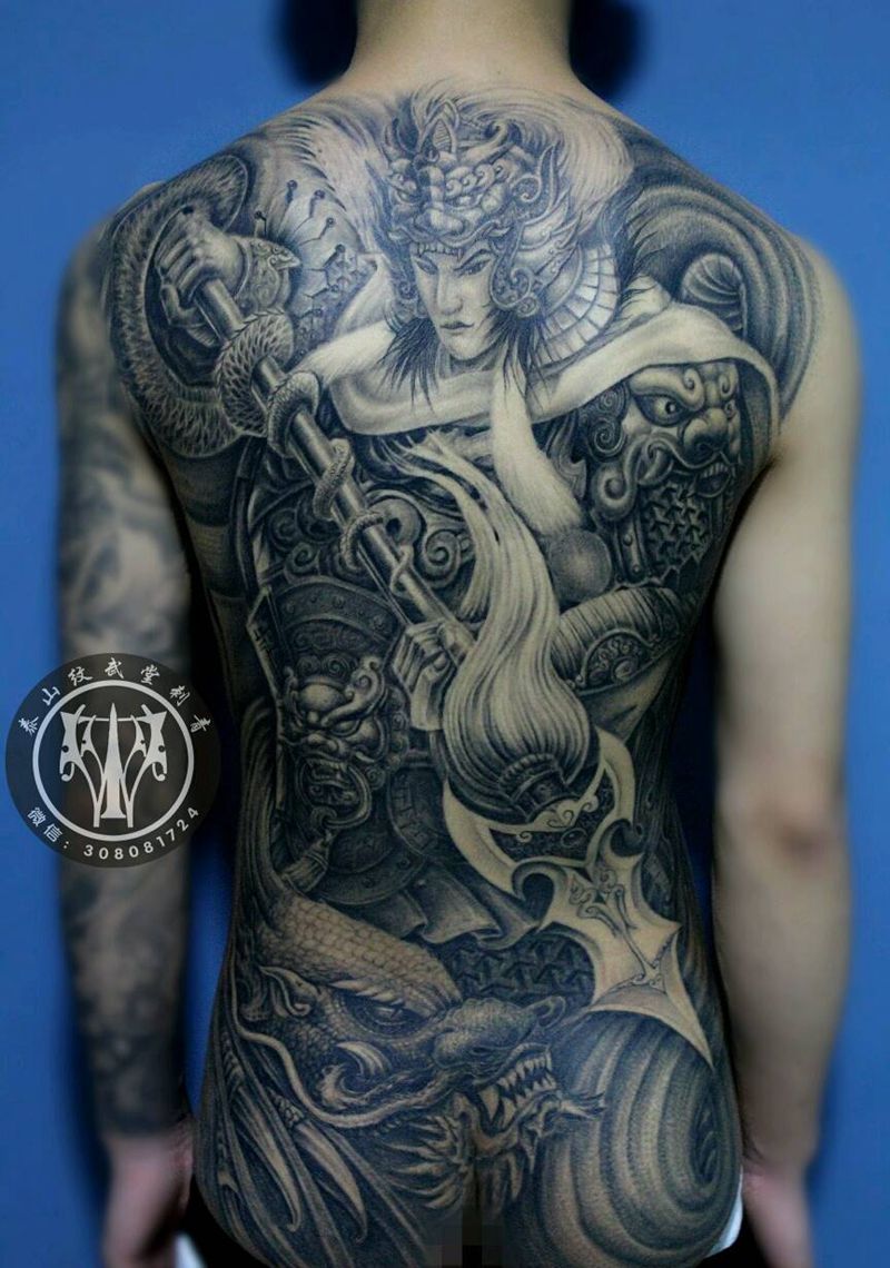 赵云 恢复后纹身图片