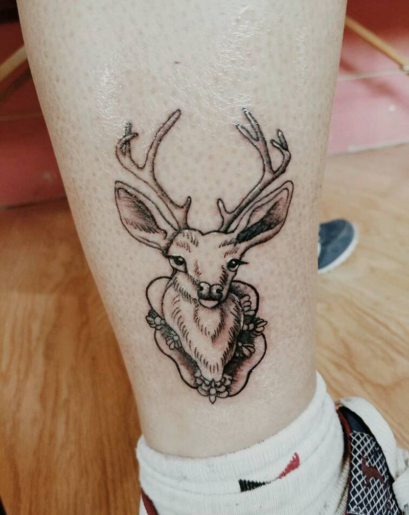 福“禄”纹身图片