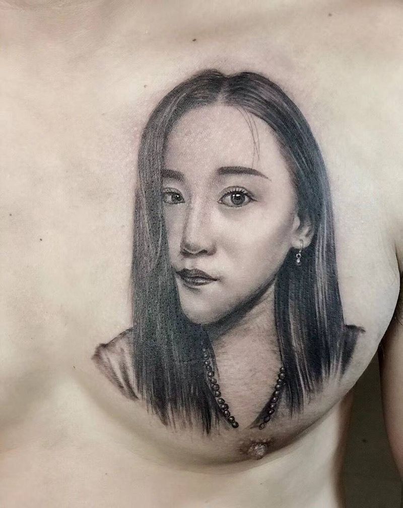 肖像作品纹身图片