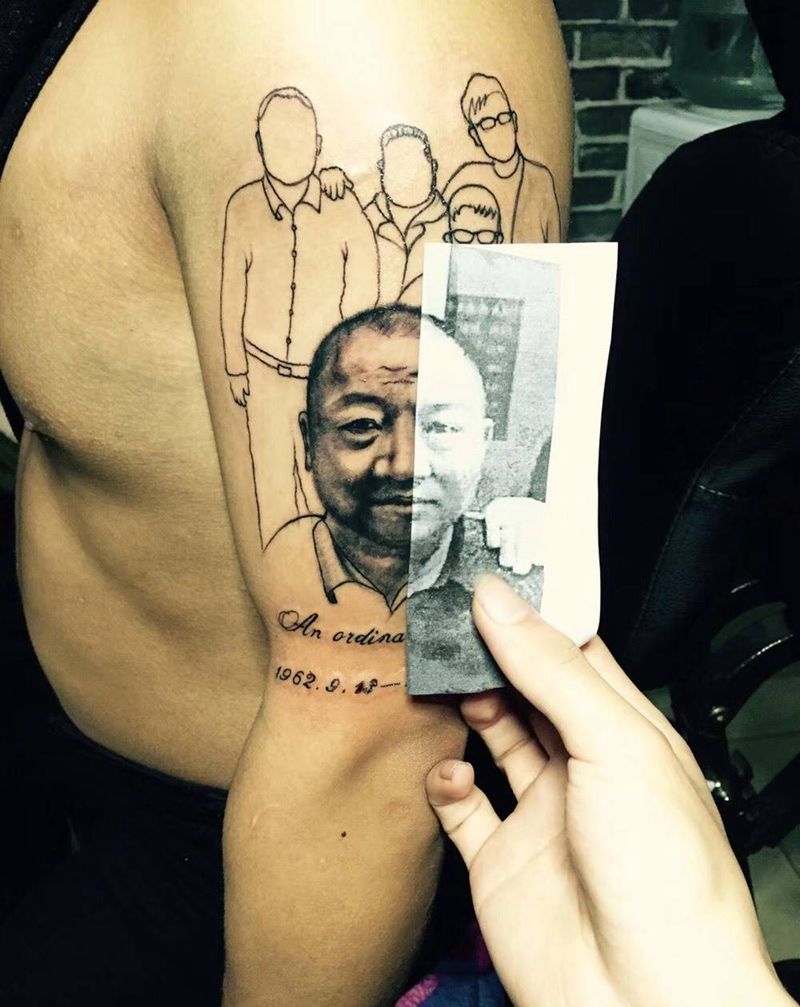 思念、纹身图片