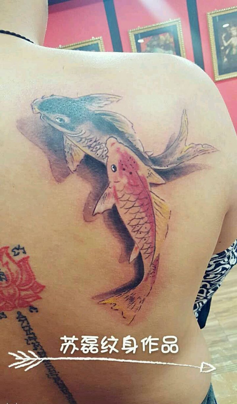 双鱼纹身图片