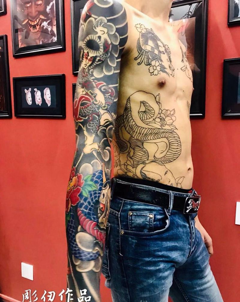 老传统纹身图片