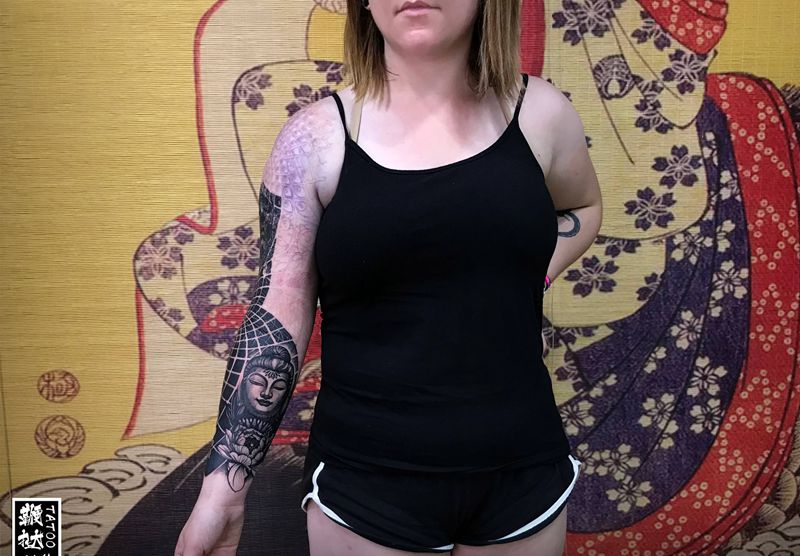 还需要一次才能完成纹身图片_手臂纹身图案