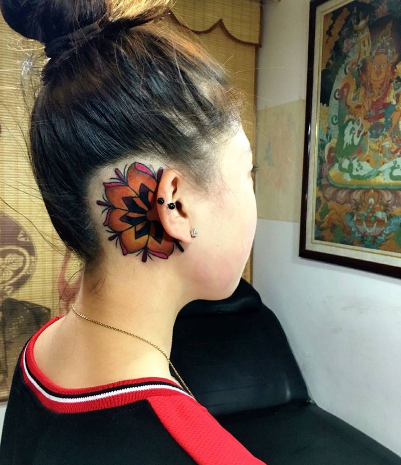 女生都这么给力纹身图片