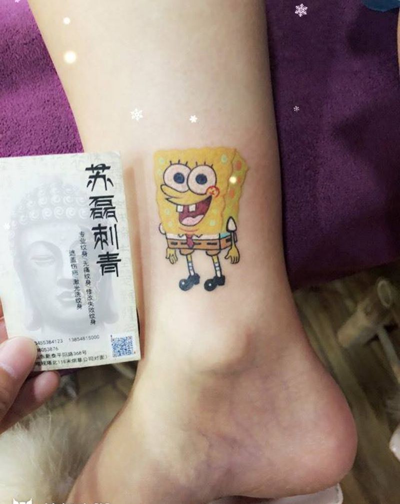 卡通图案纹身图片