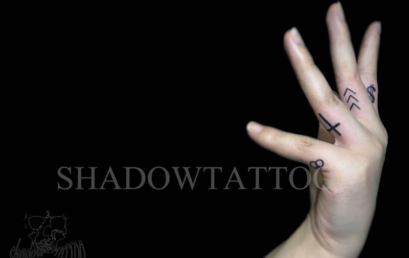 小清新纹身图片_成品手部清新纹身图案