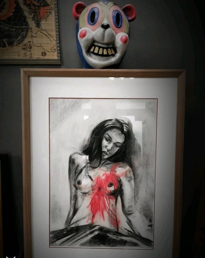 极恶非道纹身图片_女人纹身图案