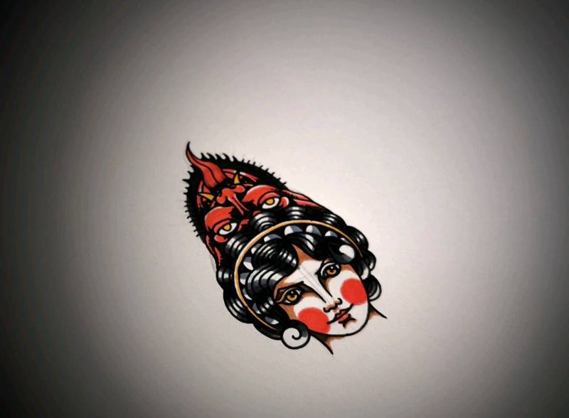 old school原创手稿纹身图片_Old School纹身图案