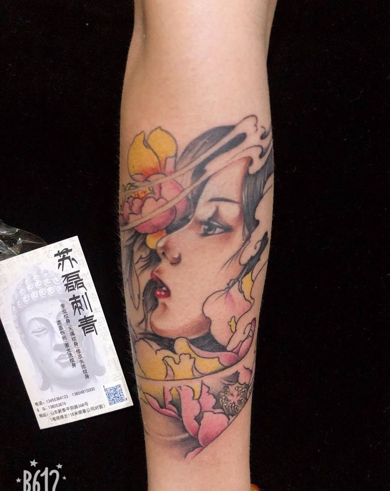 女生纹身图片