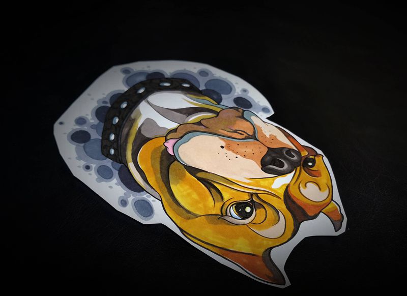 私人订制，延期上身。纹身图片_New School纹身图案