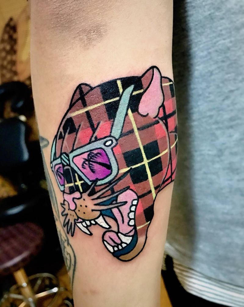 是时候露露纹身了