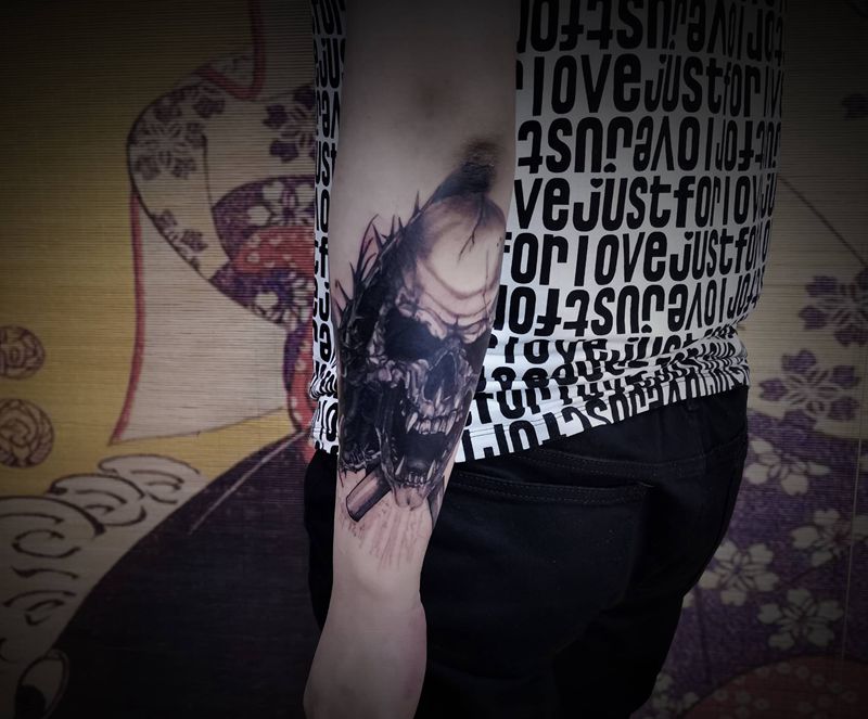 50%纹身图片_手臂纹身图案