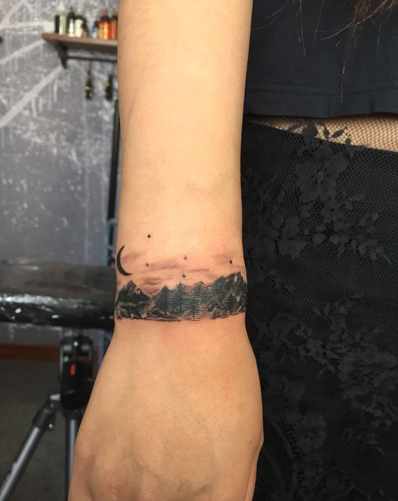 遮盖纹身图片_成品手部清新纹身图案