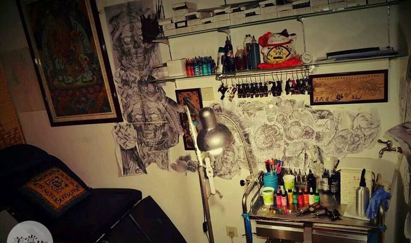 工作室环境纹身图片