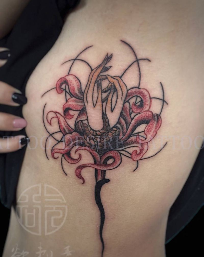 点彩纹身图片_成品纹身图案