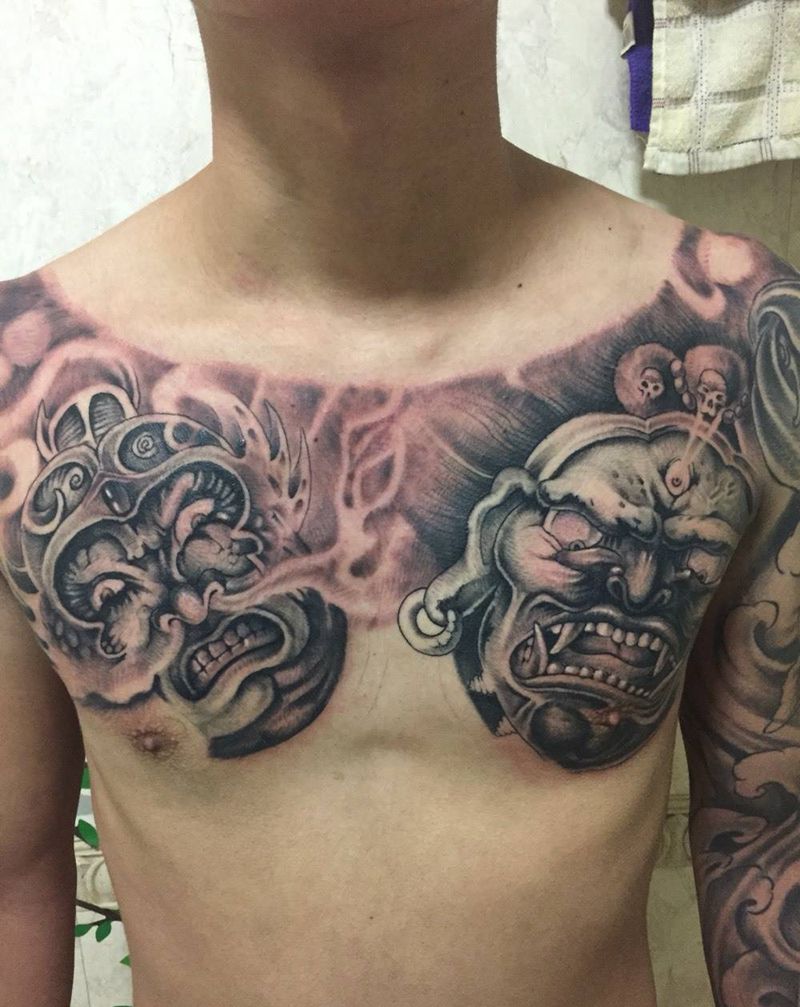 4大天王未完纹身图片