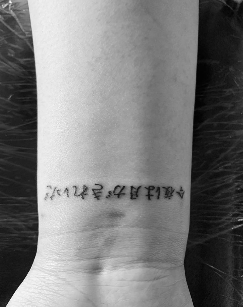 小清新纹身图片_手臂纹身图案