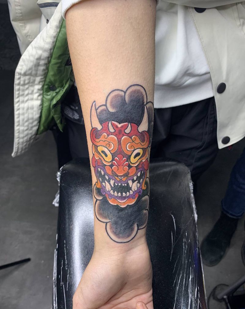 般若纹身图片_新传统纹身图案