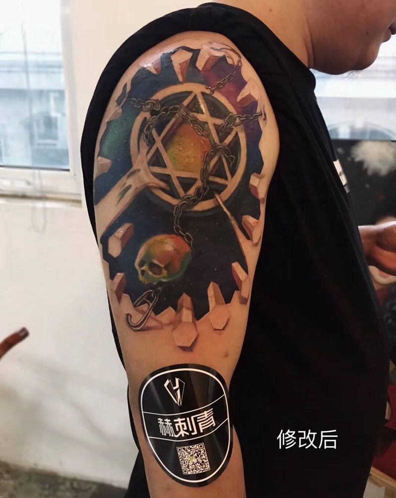 旧纹身修改纹身图片_手臂纹身图案