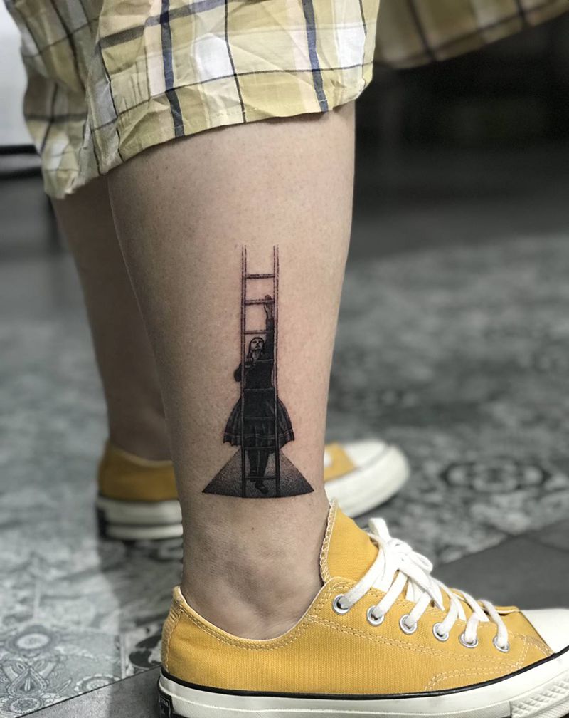 旧图遮盖纹身图片_腿部遮盖纹身图案