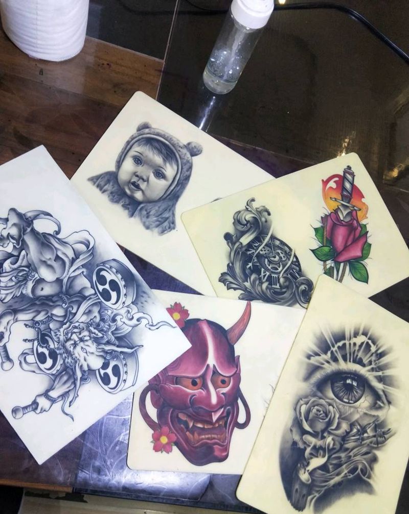 进修完成纹身图片