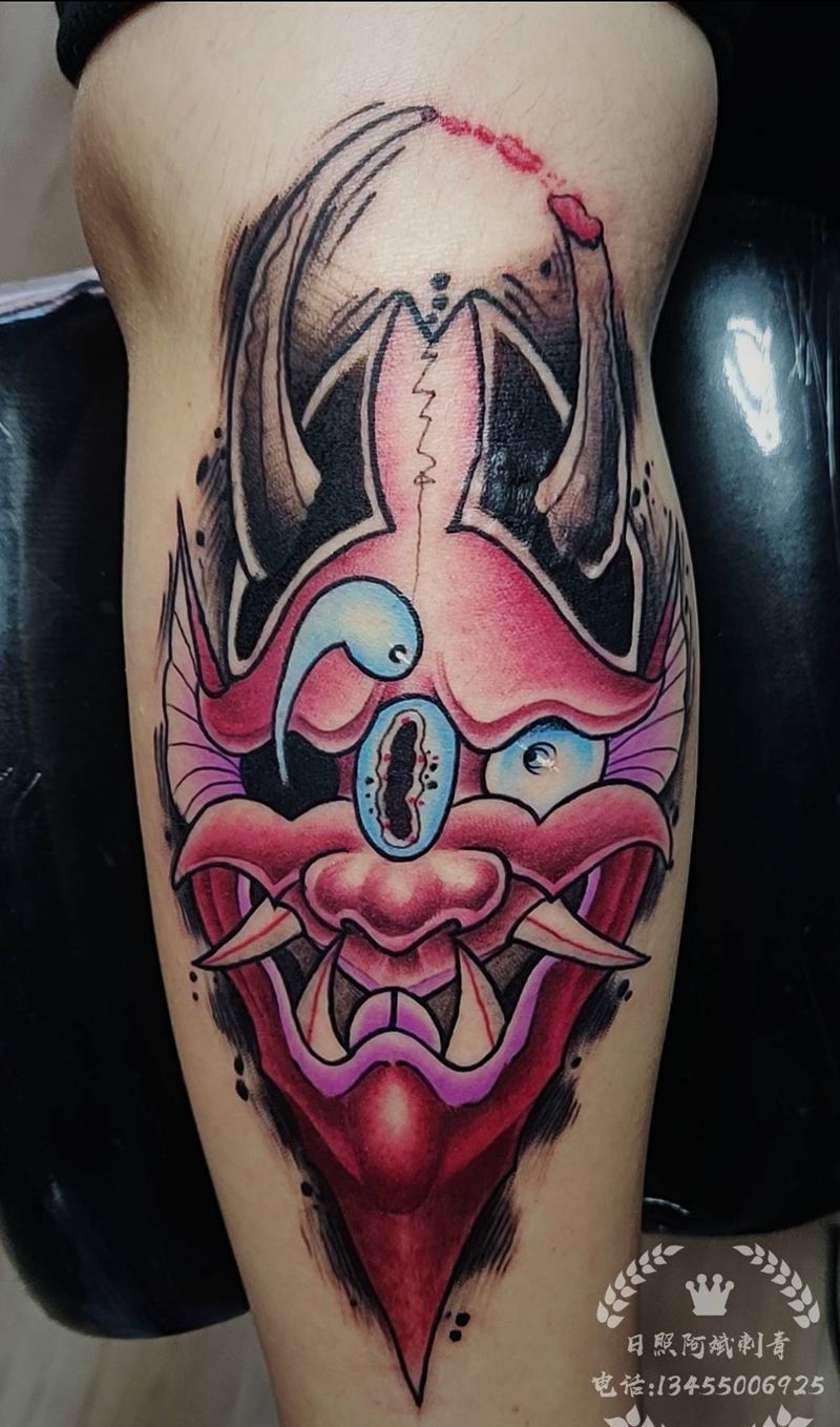 般若纹身图片_手臂新传统纹身图案