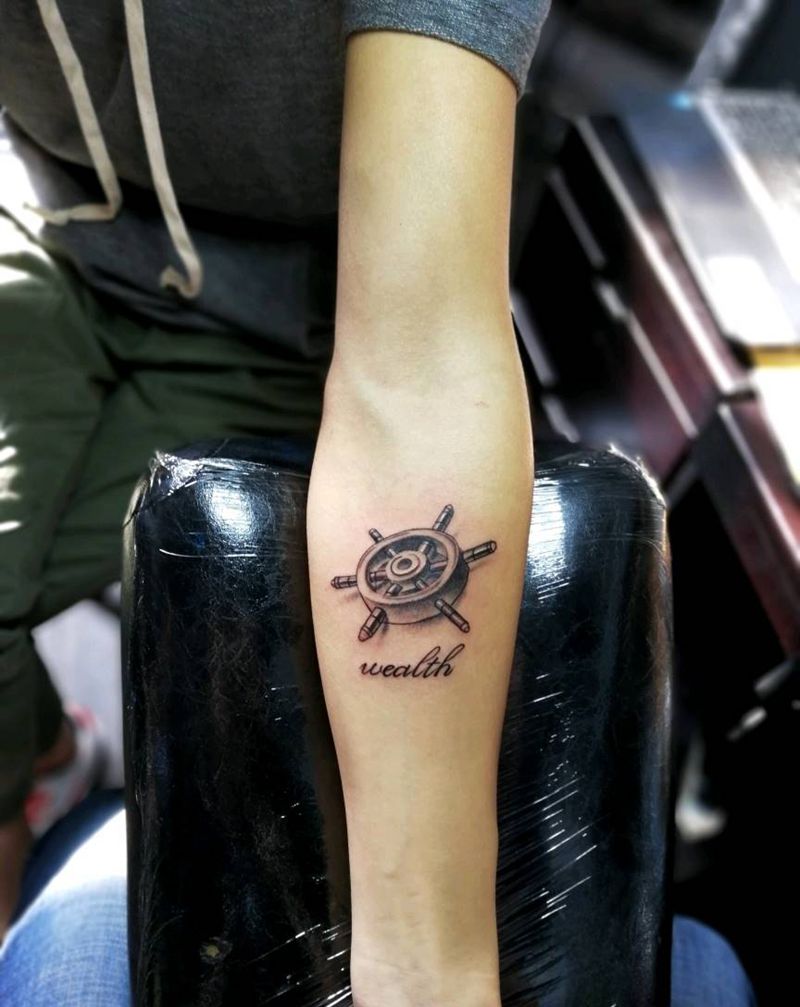 原创船舵纹身图片