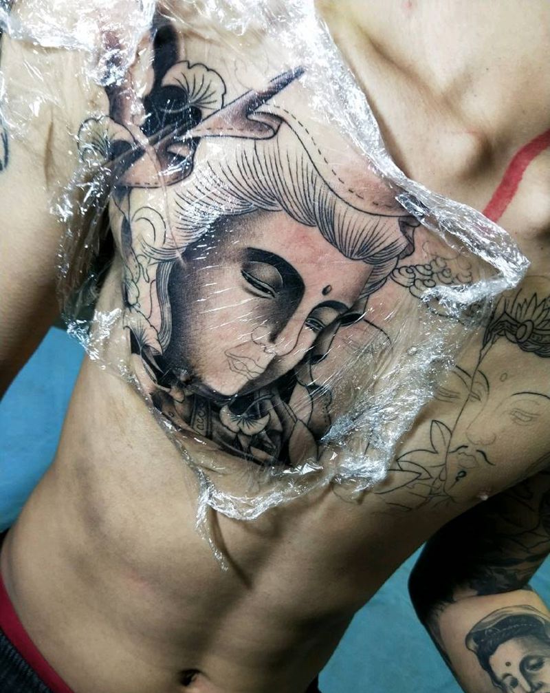 三面佛纹身图片