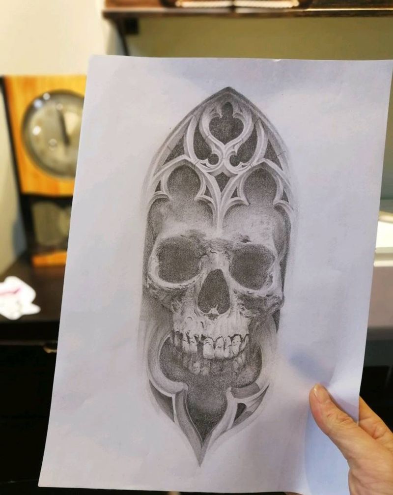 绘画作品纹身图片