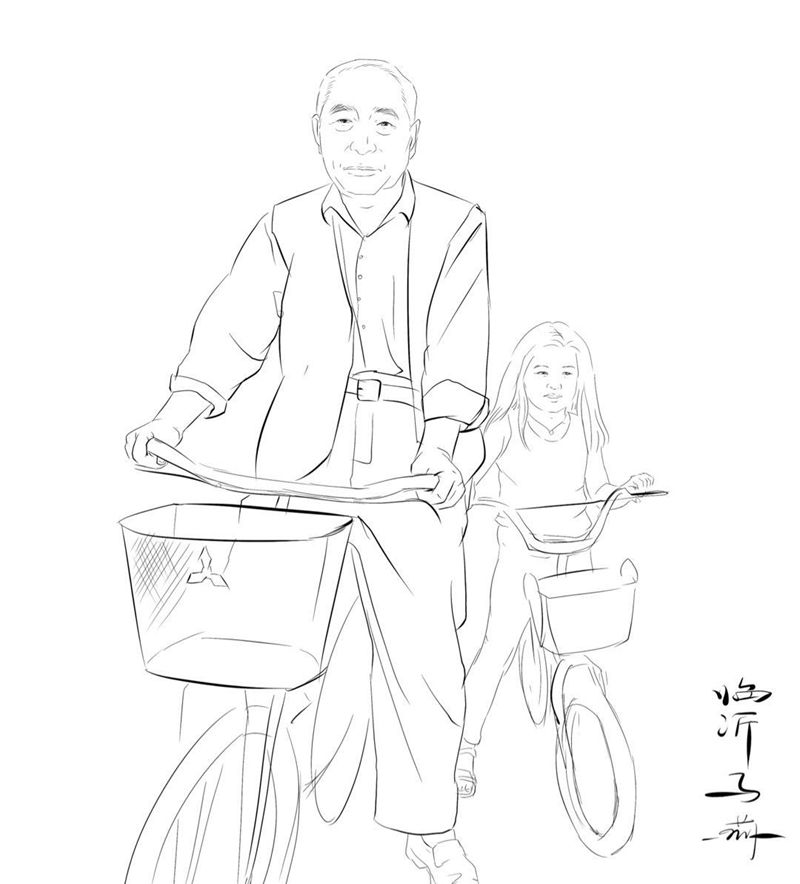 人物手稿纹身图片