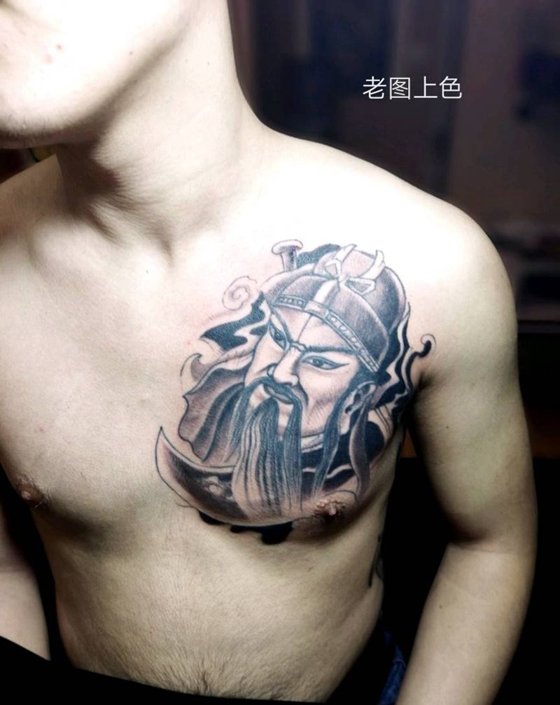 老图上色纹身图片