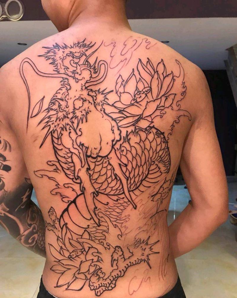 龙纹身图片