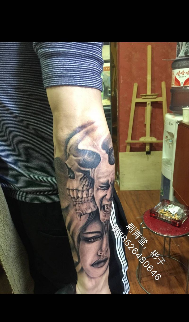 包小臂，欧美时尚纹身图片