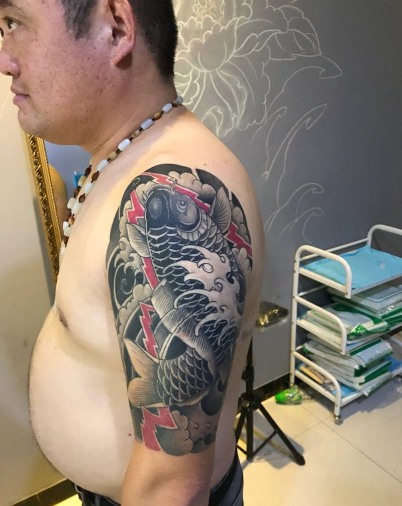 日式老传统恢复好。纹身图片