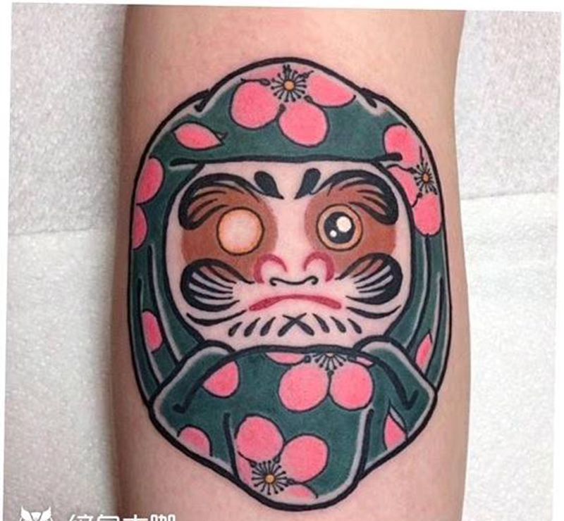 达摩蛋纹身图片