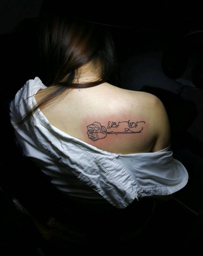 极简主义纹身图片